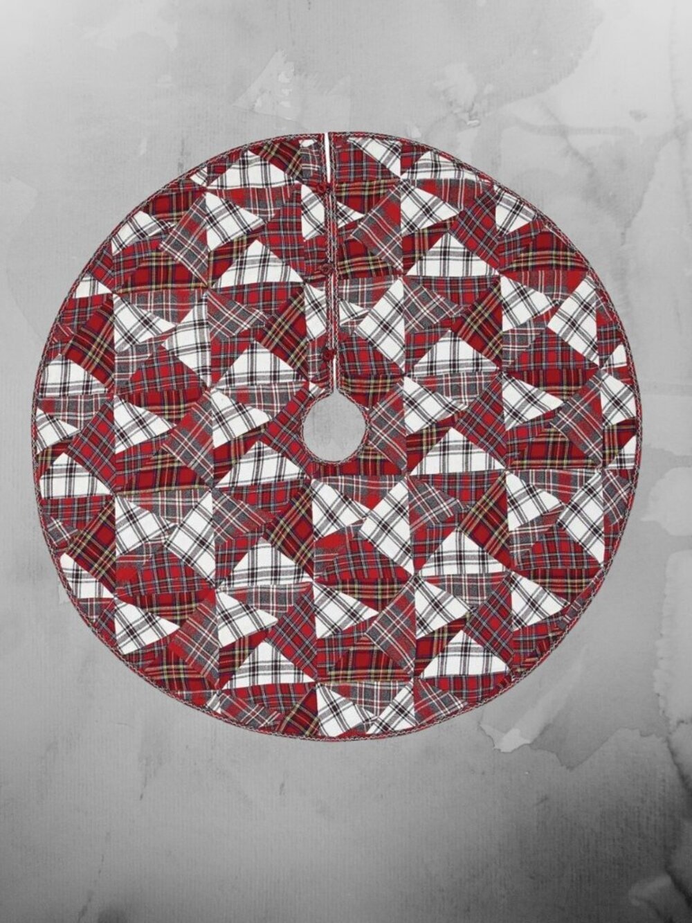 Peyton Patchwork 48" Christmas Tree Skirt – Rustic Farmhouse by VHC Brands